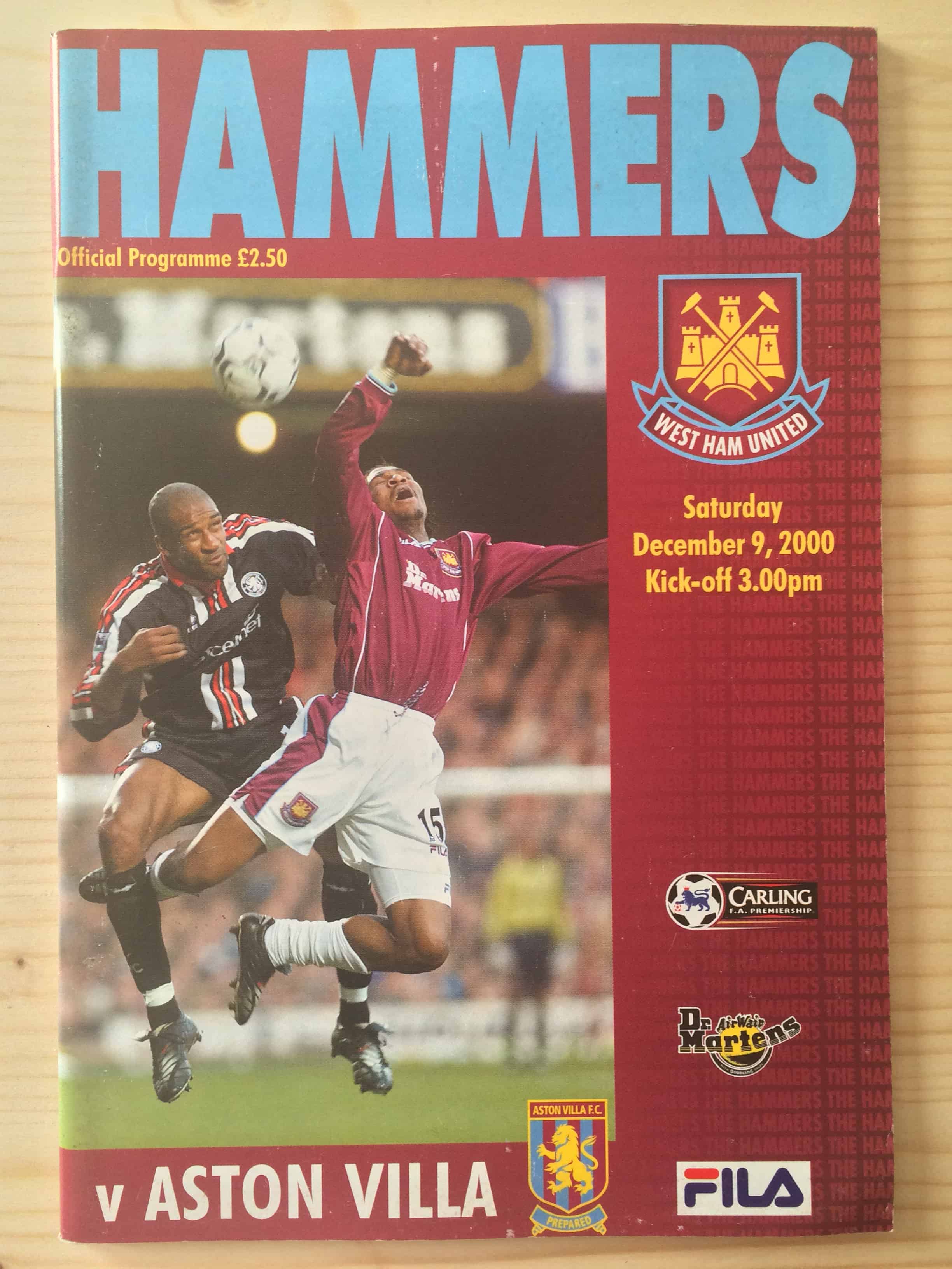 West Ham United FC v Aston Villa FC